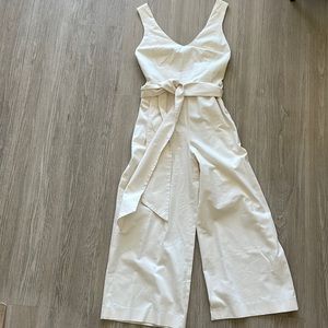 Off white, wide legged summer jumpsuit - Club Monaco